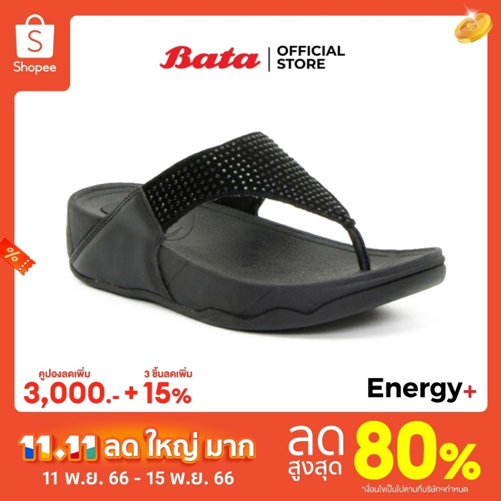 bata-energy-รองเท้าแตะแบบหูหนีบ-รองรับน้ำหนักเท้าได้ดี-ยอดฮิต-ดีไซน์เก๋-สวมใส่ง่าย-รุ่น-sunta-สีดำ-รหัส-6716354-size-3-8uk