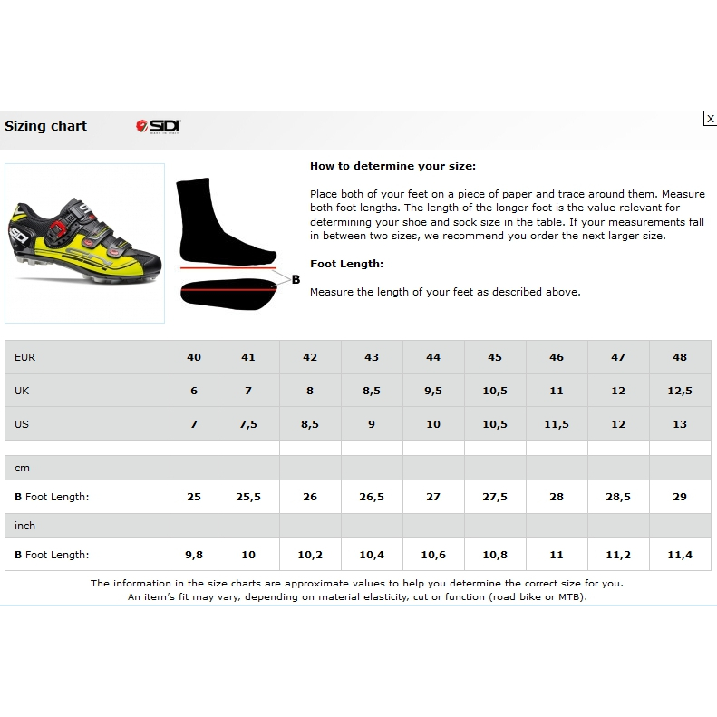 รองเท้าปั่นจักรยานเสือหมอบ-sidi-รุ่น-level-orange-fluo-black