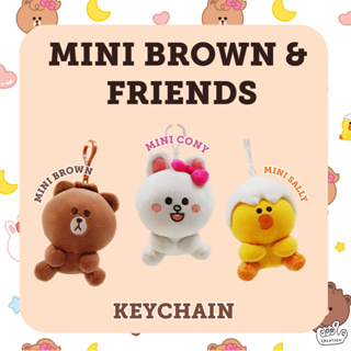 KEYCHIAN SITTING BABY (LINE FRIENDS) พวงกุญแจไลน์รุ่นนั่ง