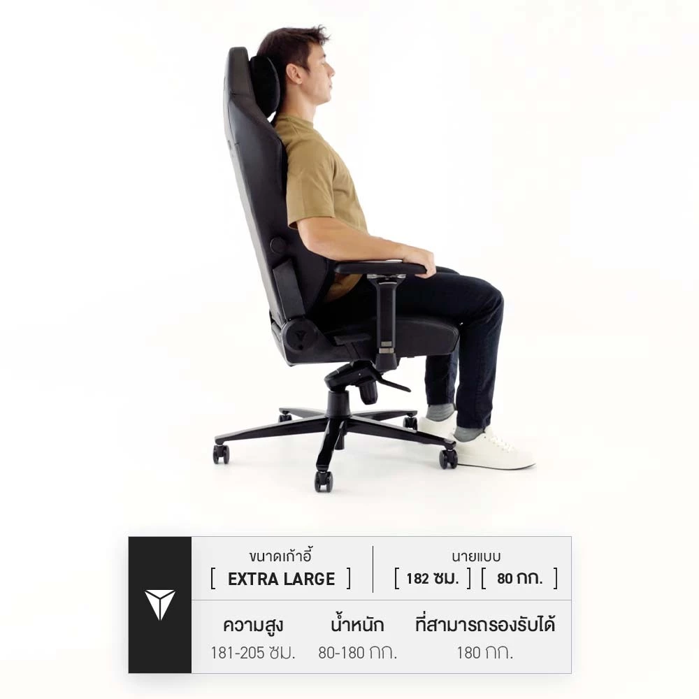 Secretlab รุ่น TITAN Evo เบาะหนัง Hybrid NEO สีดำ (Black) เก้าอี้สีดำ เก้าอี้เกมมิ่งเพื่อสุขภาพ Ergonomic E-Sport