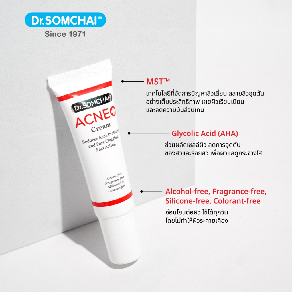 dr-somchai-acne-cream-15-g-ครีมสลายสิวอุดตัน-ละลายสิวหัวดำ-สิวเสี้ยน