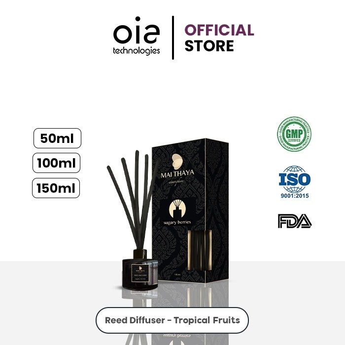 ก้านไม้หอม เกรดสปาโรงแรม Mai Thaya Reed Diffuser ขนาด 50,100,150 ml มี ...