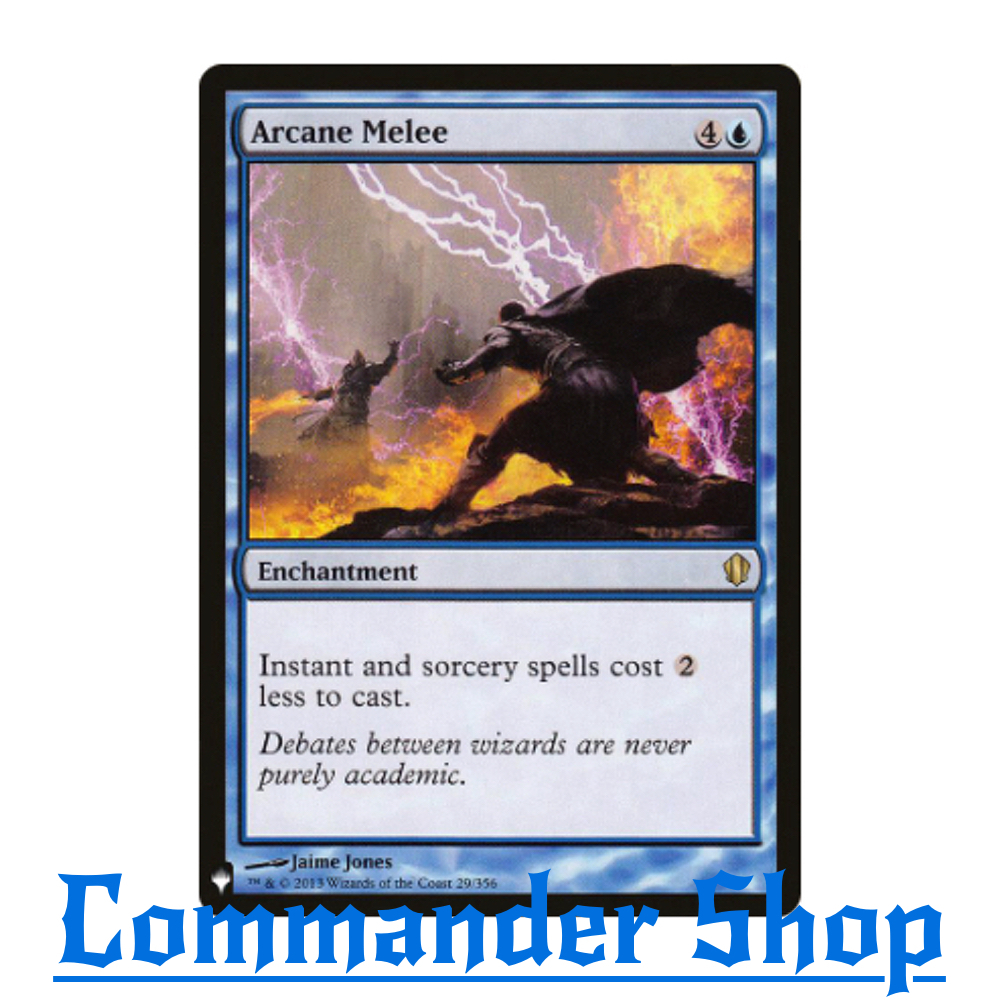 Arcane Melee (Enchantment) Blue Mv5 การ์ดเกม Magic The Gathering (MTG) Shopee Thailand