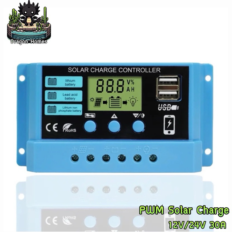 pwm-solar-charger-controller-12v-24v-30a-ตัวควบคุมชาร์จแบตเตอรี่-พลังงานแสงอาทิตย์-โซล่า-ชาร์จเจอร์