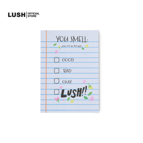 LUSH You Smell Good, Bad, Okay Or LUSH!! POSTCARDS 148mm x 105mm, 100