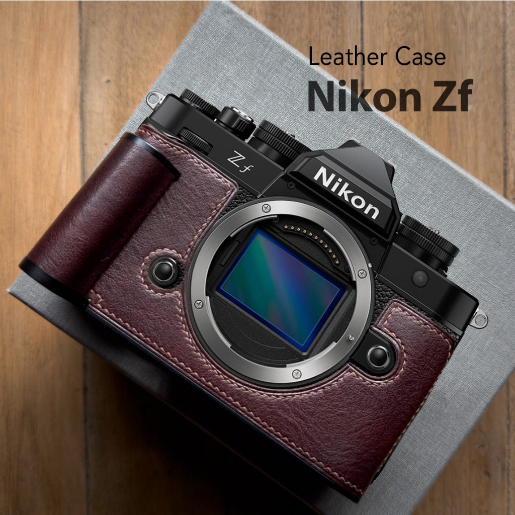 Half Case For Nikon Zf Camera Insert Genuine Leather Cover Kontice Handmade New