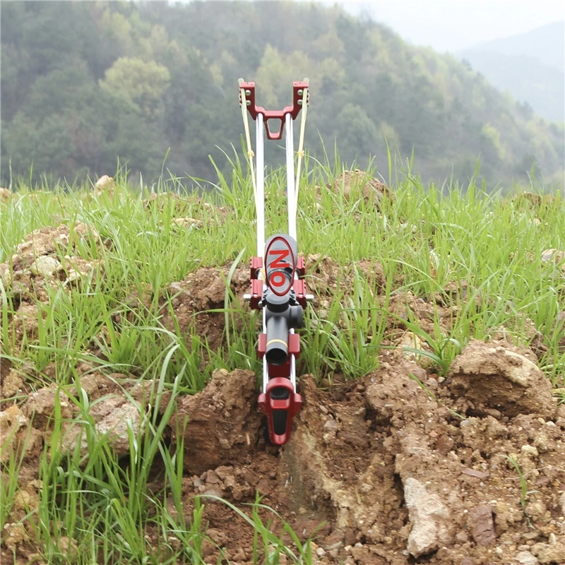 Wolf King mechanical slingshot hunting, powerful catapult, portable