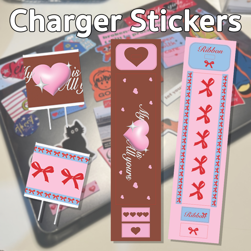 Charger sticker Type C สติ๊กเกอร์ติดหัวชาร์จ | Shopee Thailand