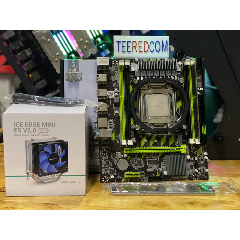 ชุด MB X79 4Slot M.2 Nvme + CPU INTEL XEON E5 2690 8c16t turbo3.8 Ghz ...