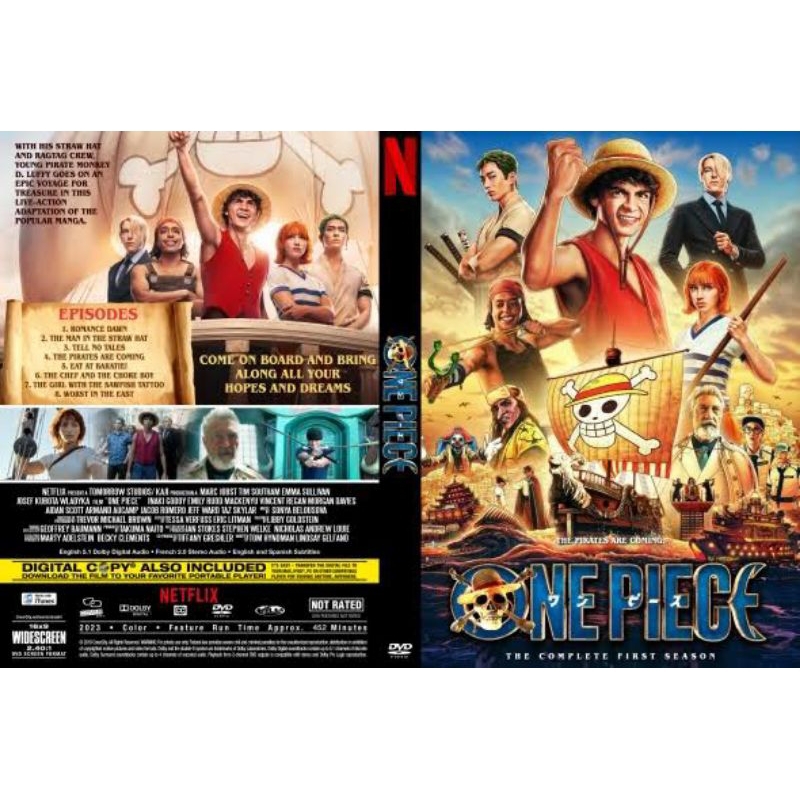 DVD แผ่นสกรีนพร้อมซอง ONE PIECE SEASON 1 เสียงไทยเท่านั้น คมชัดระดับ