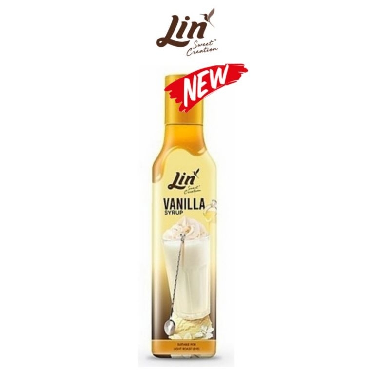 Lin syrup น้ำเชื่อมเข้มข้น ลิน 300 มล. วานิลลา/คาราเมล ️เพิ่มคาราเมล 2 ...
