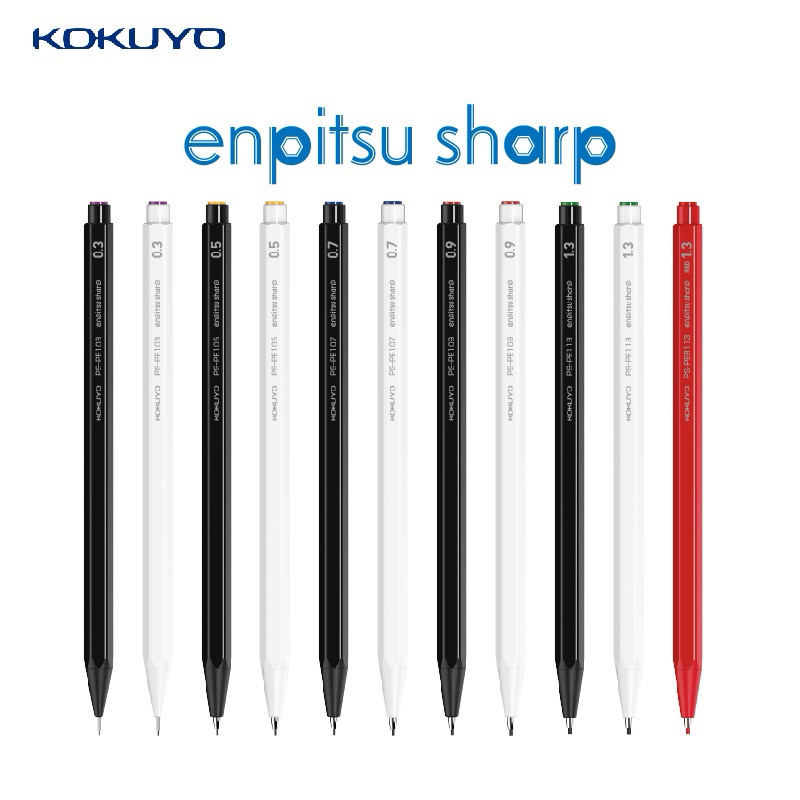 KOKUYO enpitsu sharp Mechanical Pencil Type M Rubber Grip 0.7mm Blue PS