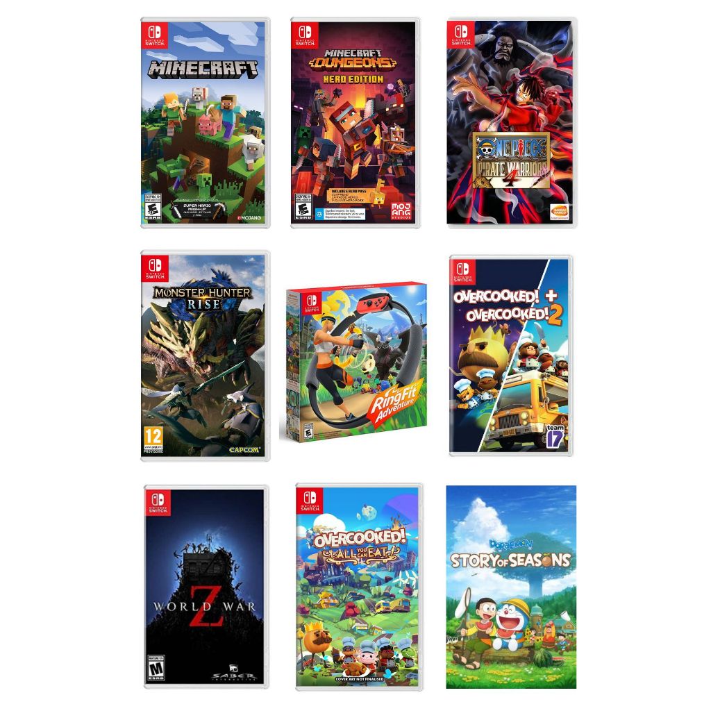 มือ2) แผ่นเกม Nintendo Switch ของแท้100% (เกมฮิตครบ Mario มือ2) แผ่นเกม Nintendo Switch ของแท้100% (เกมฮิตครบ Mario