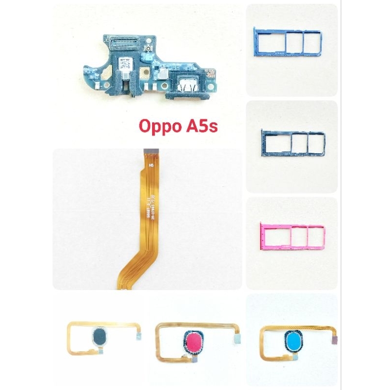 ก้นชาร์จ ถาดซิม สแกนนิ้ว แพร อะไหล่ใช้สำหรับ Oppo A5s(CPH1909) | Shopee ...
