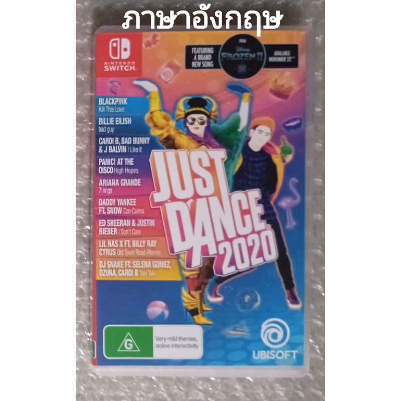 JUST DANCE 2020 NINTENDO SWITCH อังกฤษ EN BLACKPINK เกมเต้น ออกกำลังกาย
