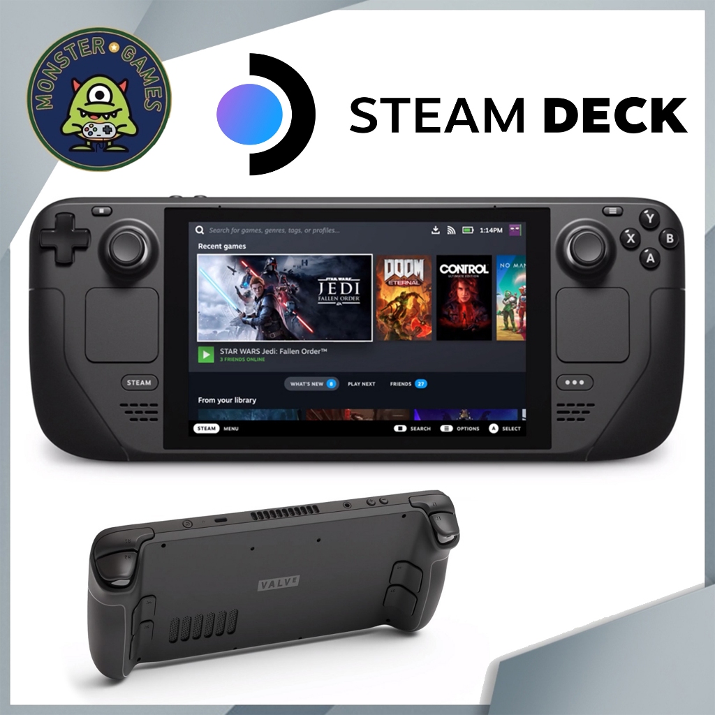 Steam Deck Console 64GB 256GB 512GB 1TB (เครื่อง Steam Deck)(Steam