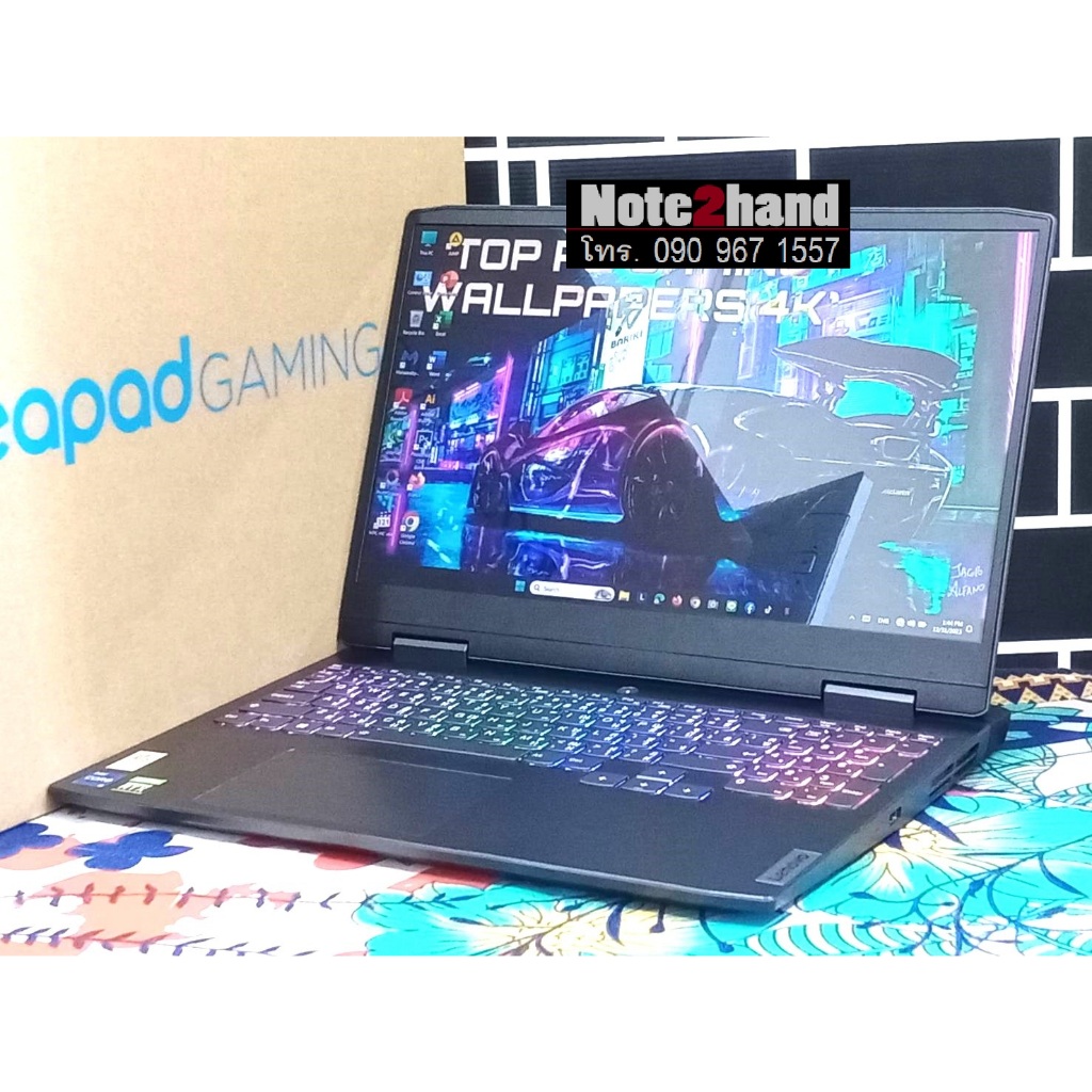โน๊ตบุ๊คมือสอง LENOVO Core i5-12500H จอ15.6”IPS 165Hz แรม16+NVMe 512 ...