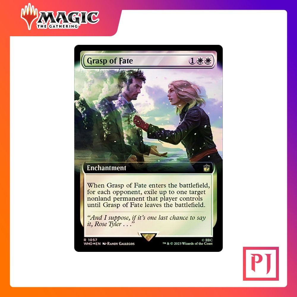 [MTG] Grasp of Fate (Extended Art) (Surge Foil) [WHO] [WHITE] [RARE ...
