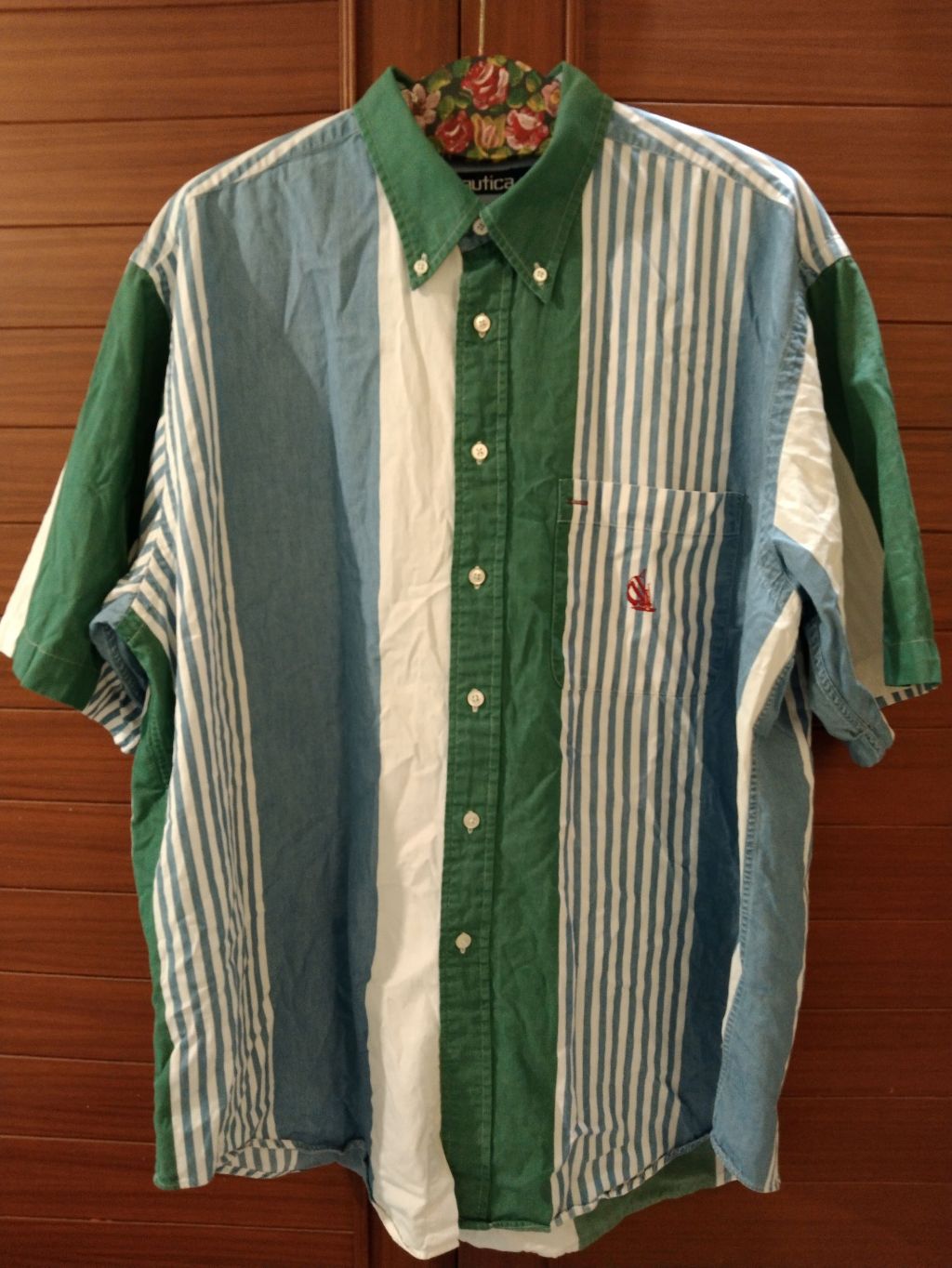 nautica เสื้อเชิ้ตแขนสั้น Size XL/TG Shopee Thailand