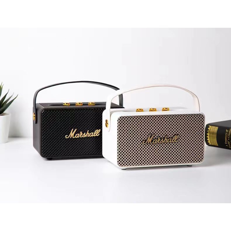 M10 ลำโพง Marshall ลำโพงไร้สาย Bluetooth 5.0 รูปทรงสวย มีหูหิ้วในตัว