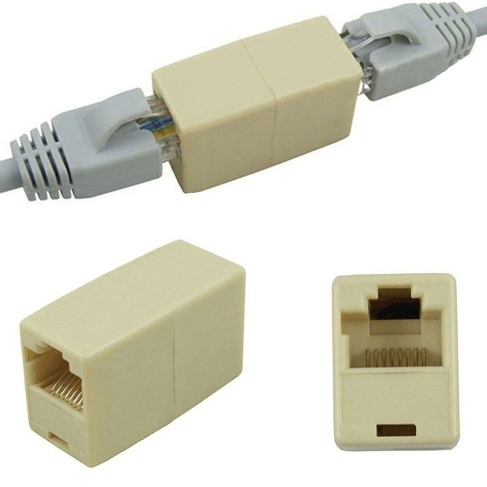ตัวต่อความยาวสาย lan RJ45 (FF) Jack Connector RJ45 (FF) ตัวเชื่อมสาย ...