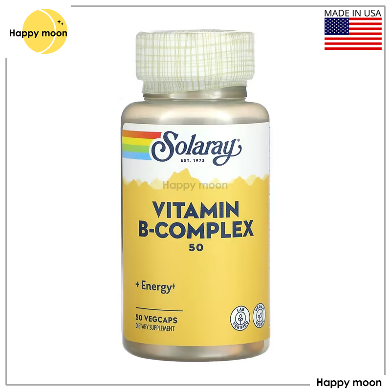 Solaray, Vitamin B-Complex, 50 Mg, 50 VegCaps | Shopee Thailand