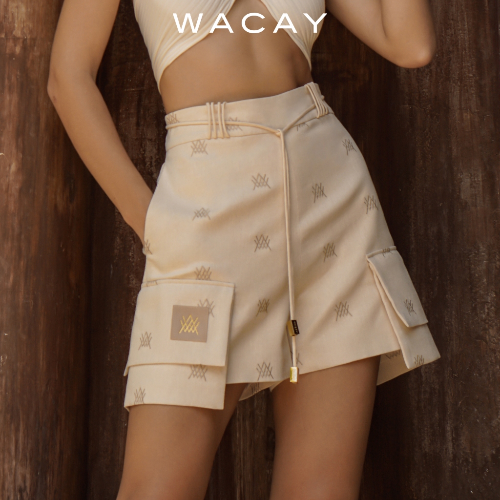 WACAY - Wally Shorts (Monogram) กางเกง ขาสั้น มี 3 สี | Shopee Thailand