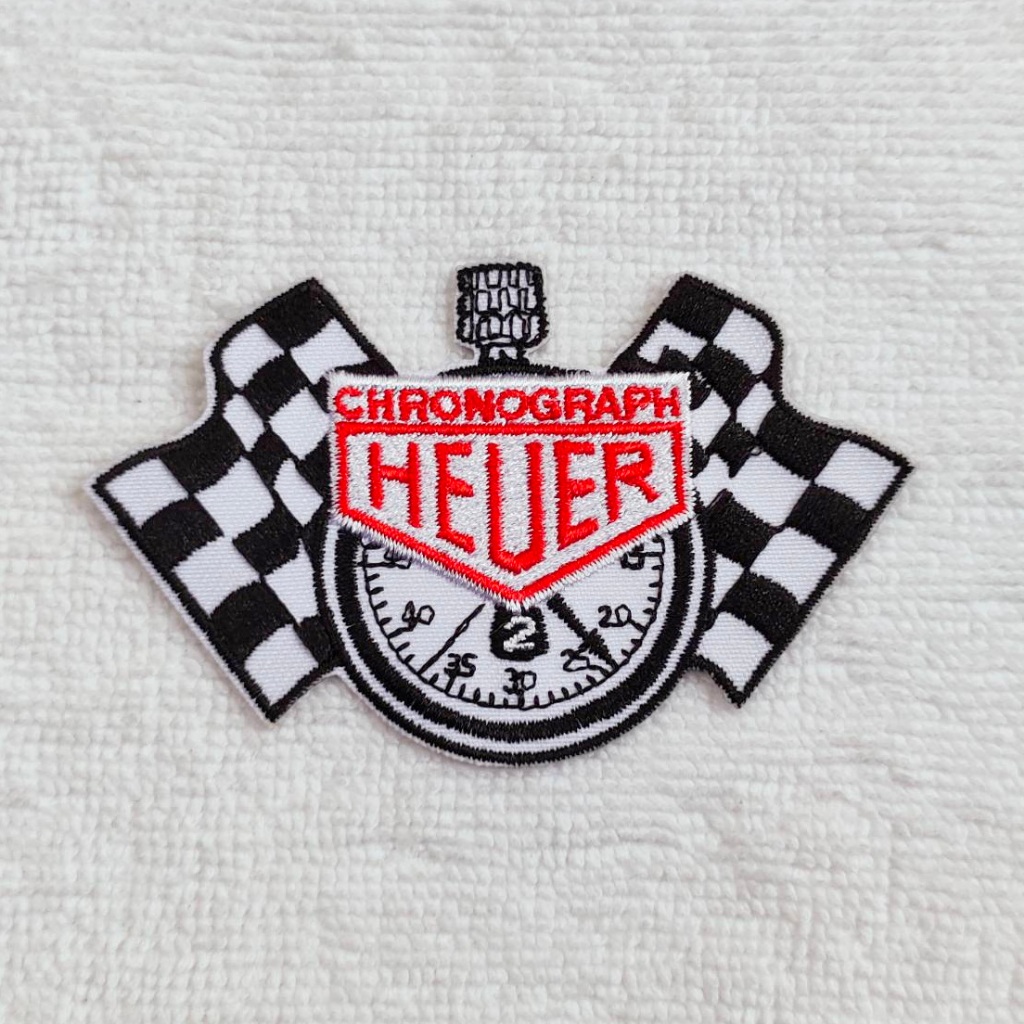 อาร์ม ตัวรีด ตัวรีดติดเสื้อ อาร์มติดเสื้อ ลาย โลโก้ TAG Heuer Patch ...