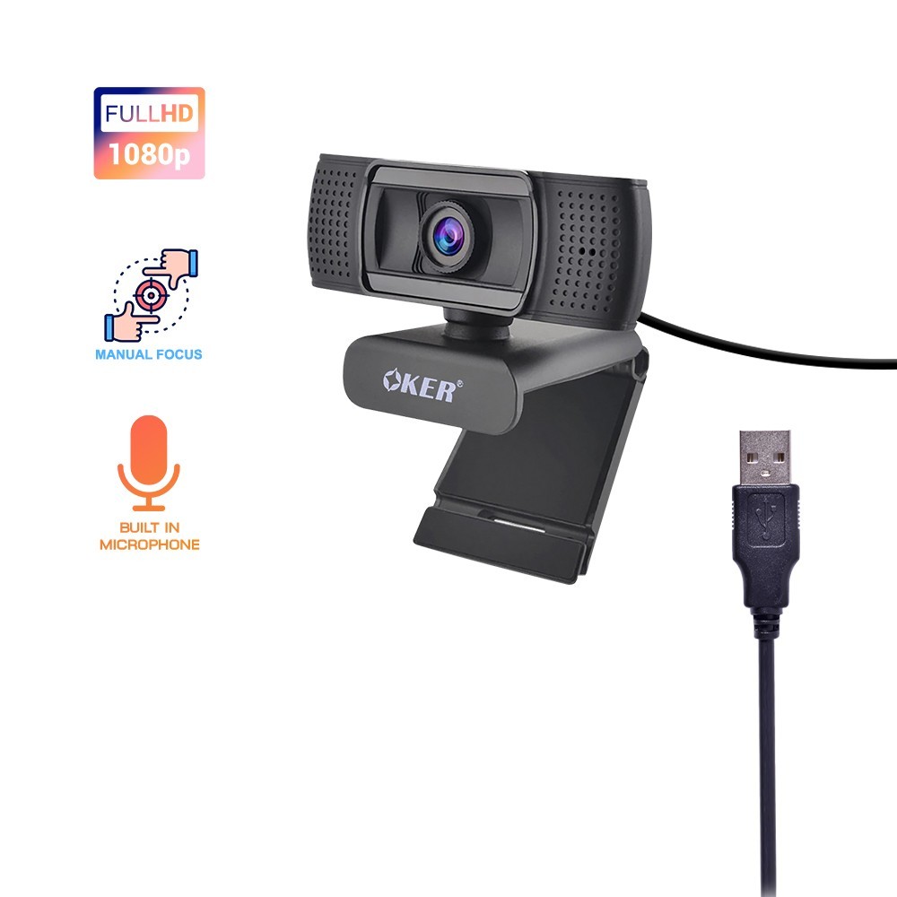 OKER WEB CAMERA FULL HD WEBCAM HD629 | Shopee Thailand