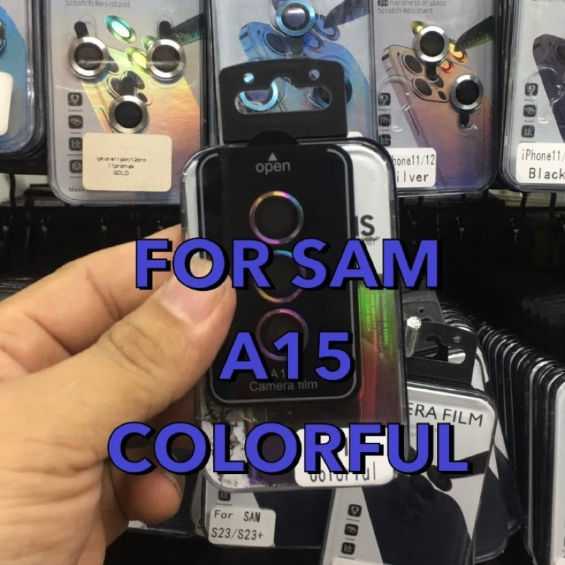 ฟิล์มวงแหวนIRON RINGแหวนกันรอยเลนส์กล้อง รุ่น Samsung A15(5G) ฟิล์ม ...