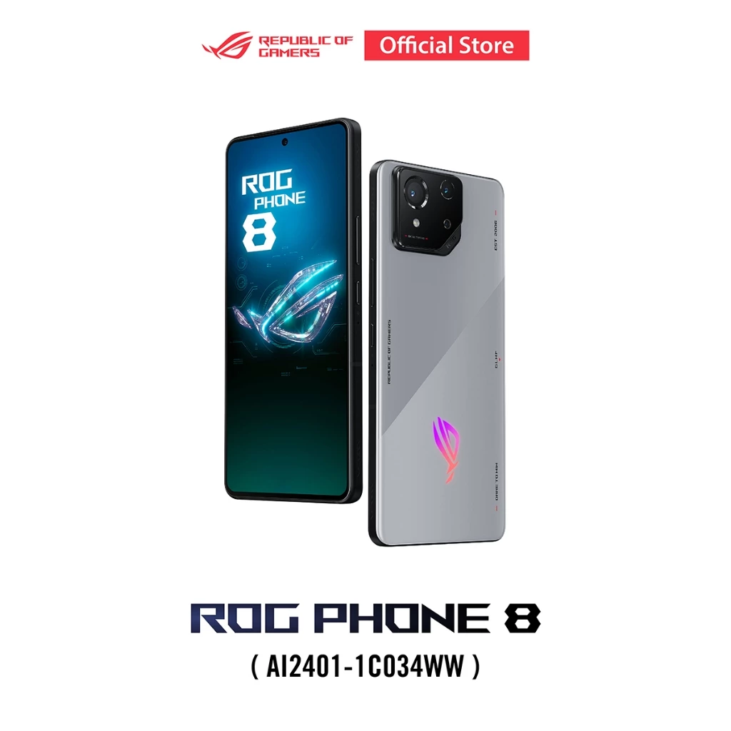 Republic of Gamers ASUS ROG Phone 8 (12GB/256GB) Storm Grey, Gaming ...
