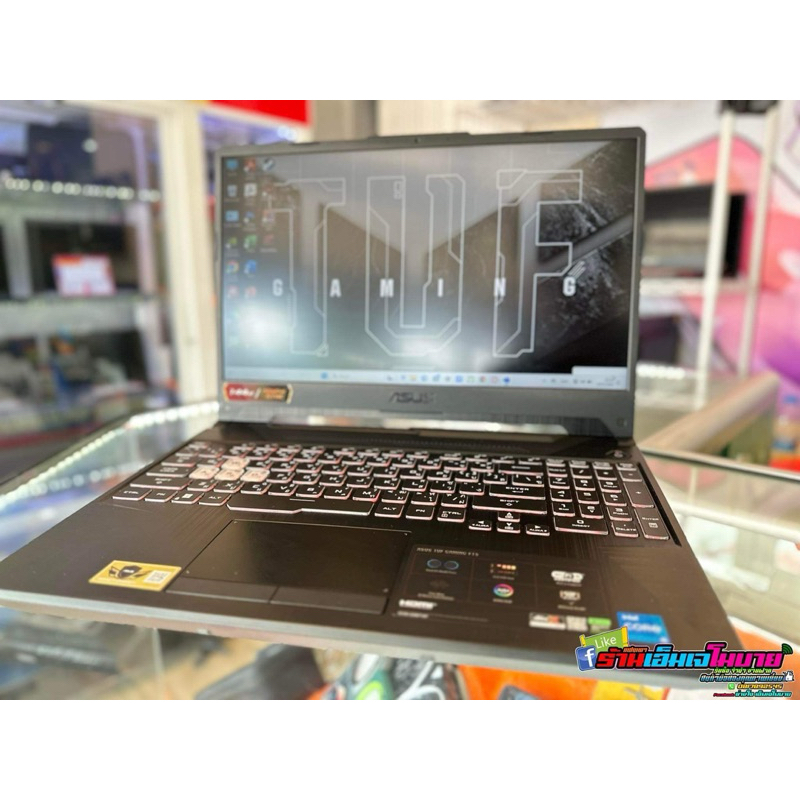 Notebook Asus Tuf Gaming F15 Core i5 gen 11 RTX 2050 ประกันศูนย์ 26/08