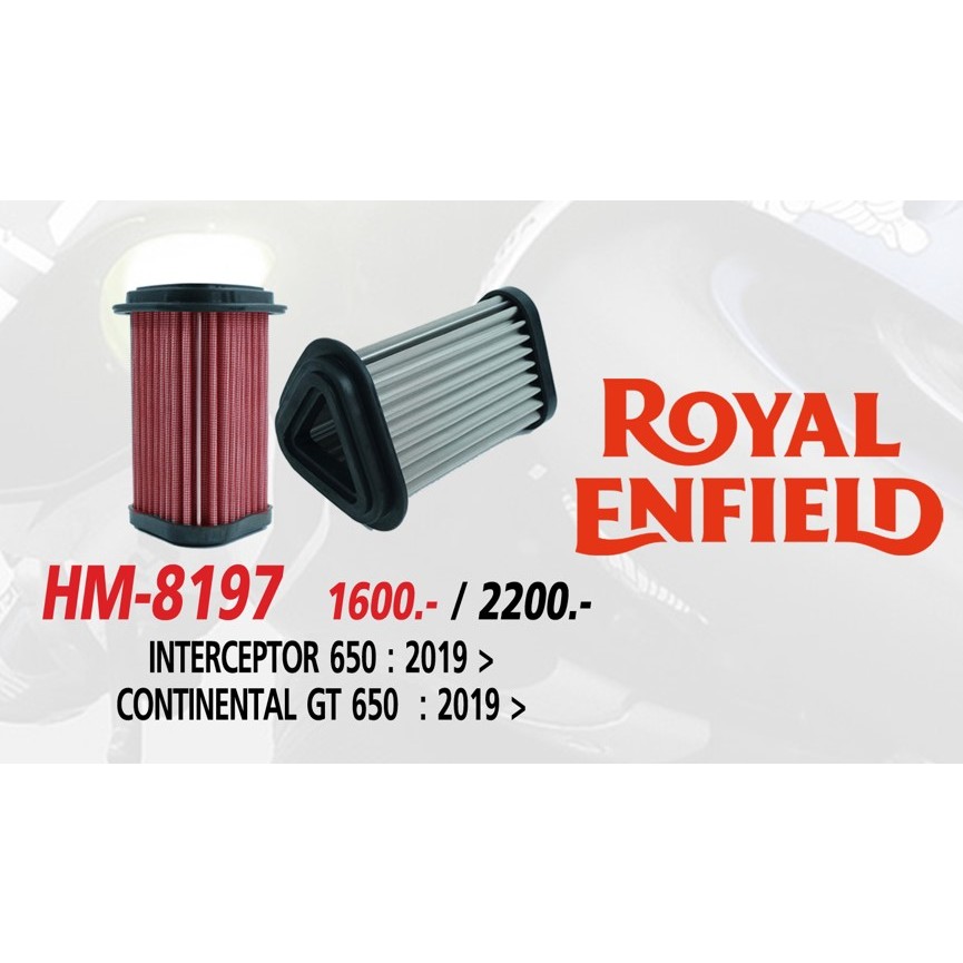 HM-8197 Air Filter ROYAL ENFIELD Interceptor650 / Continental GT650 ...