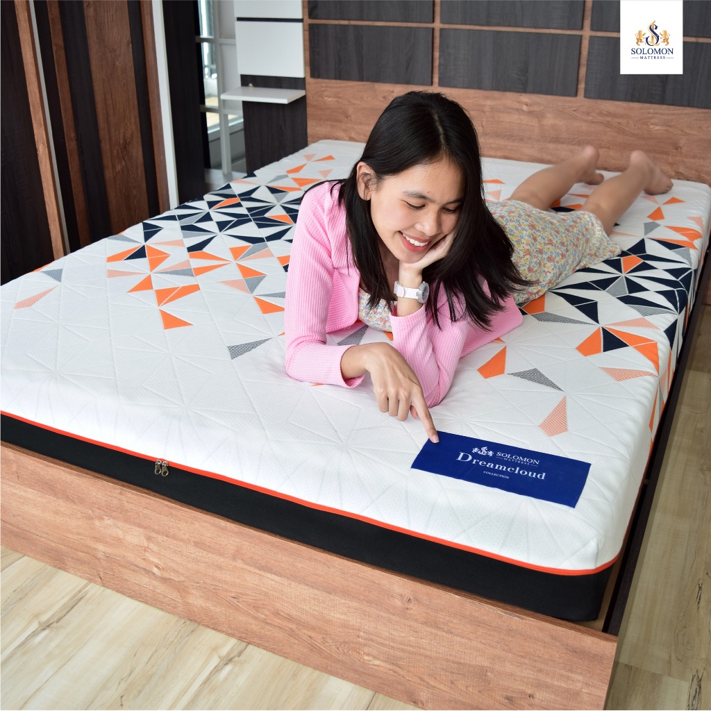 Solomon mattress SOLOMON รุ่น Perfection ที่นอนยางพาราหนา 8 นิ้ว มอบความสบายที่เลือกได้ 2 ด้าน ช่วยลดอาการปวดหลัง