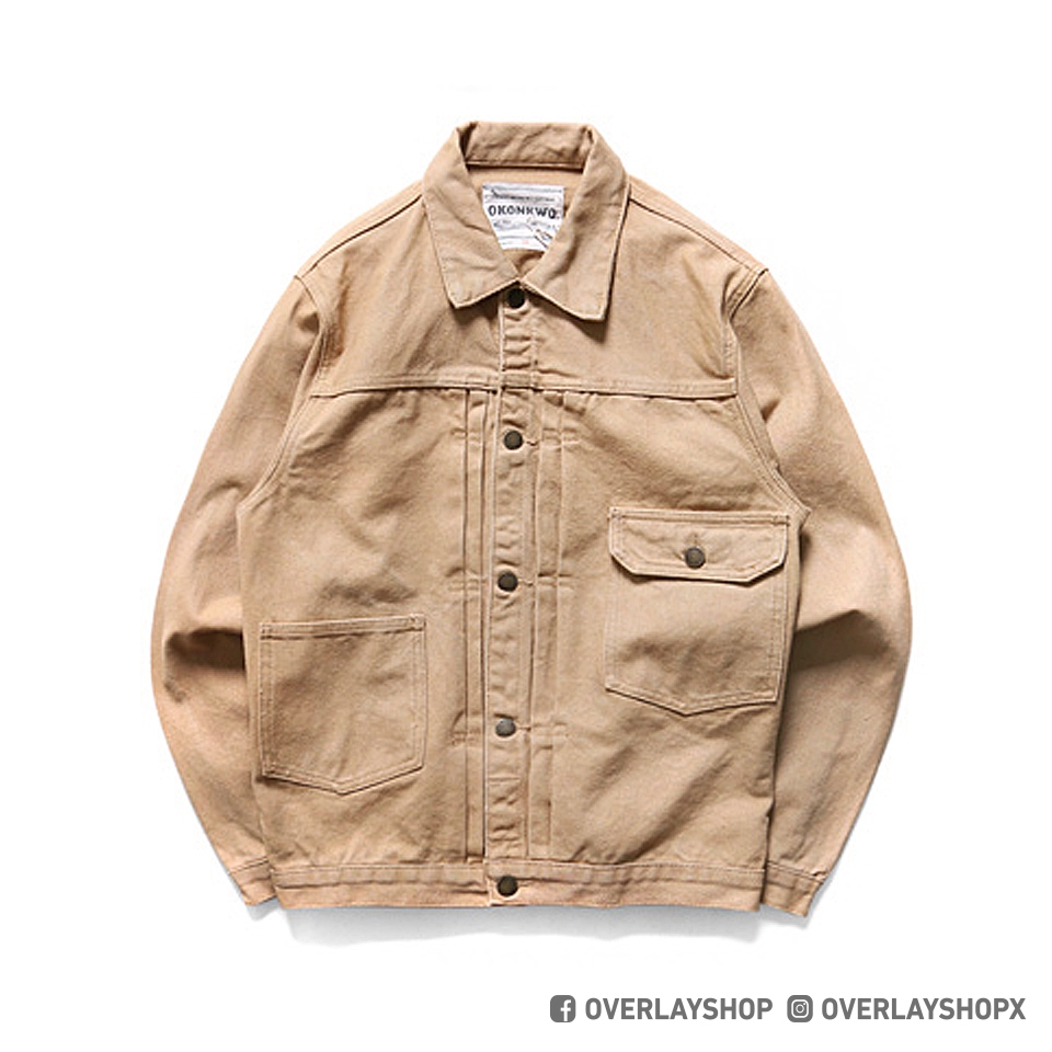 OVERLAY CANVAS JACKET | Shopee Thailand