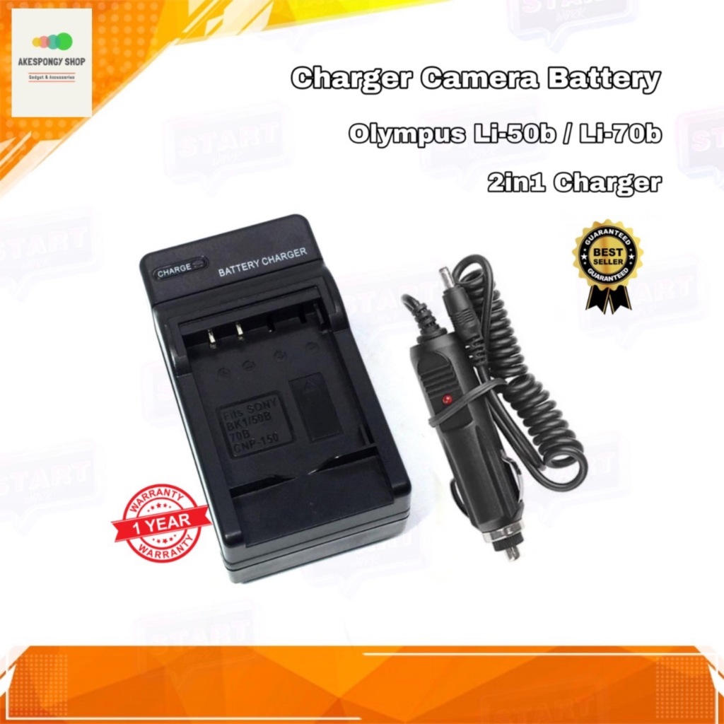 Kastar Battery AC Travel Charger for Olympus Li-70B Olympus FE-4020 D-745 Camera