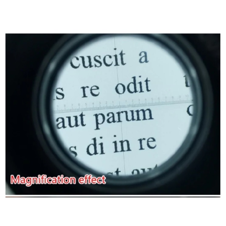 Scale Lupe 10X Measuring Magnifier Scale Loupe Magnifying Glass ...