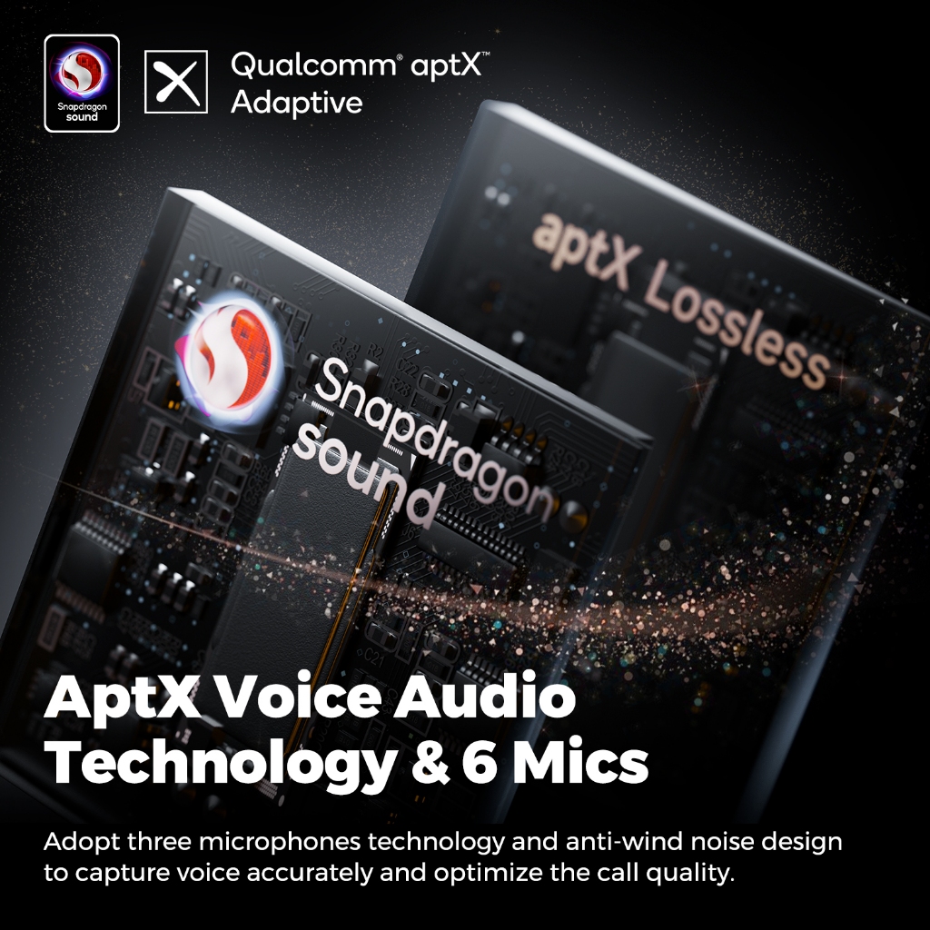 SoundPEATS Air4 Pro หูฟังไร้สาย Gaming หูฟังบลูทูธ 5.3 ANC (45dB)