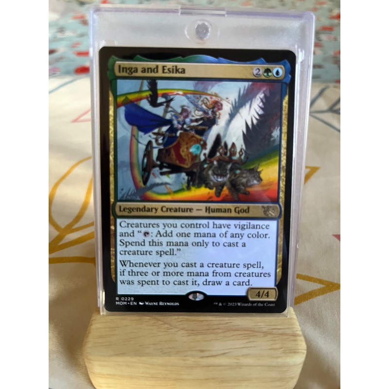 การ์ด MTG inga and Esika Magic the gathering EDH รุ่น MOM สภาพ Nm ...