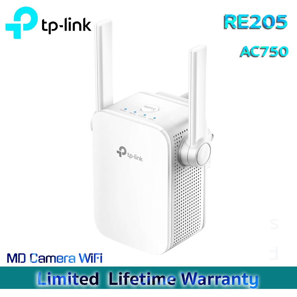 [ส่งด่วน] ขยายไวไฟ TP-Link RE205 AC750 Repeater ตัวขยายสัญญาณ WiFi (Wi ...