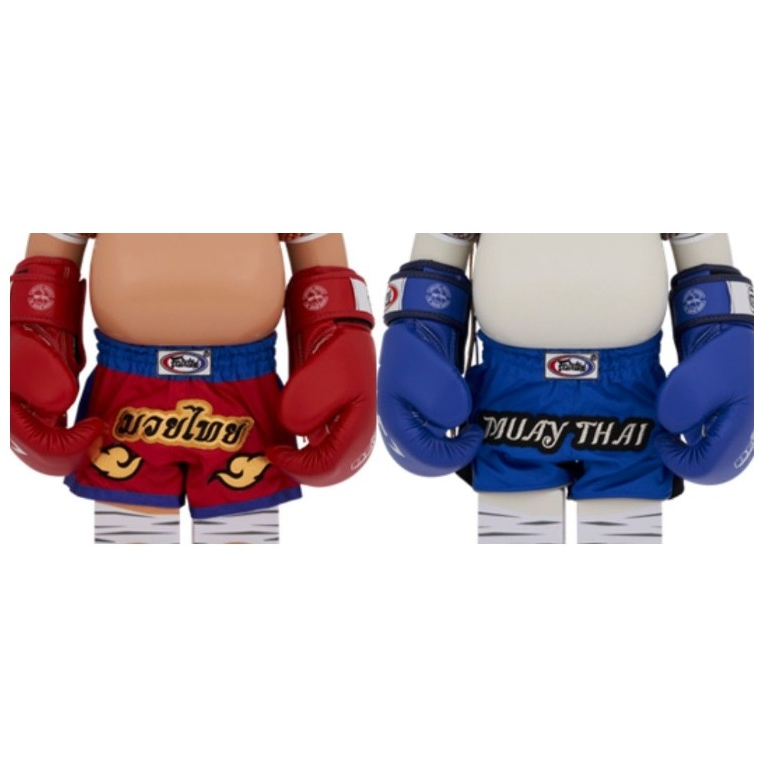 BE@RBRICK x Muay Thai Red+Blue 1000% (Set of 2) bearbrick