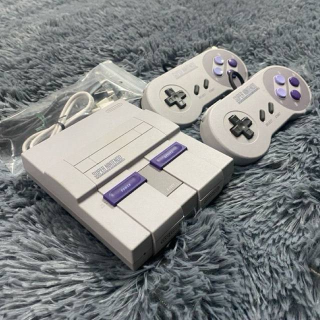 (ลงเกมส์ดังๆเต็มความจุ) เครื่องแท้ SNES mini -SFC mini Classic Edition ...