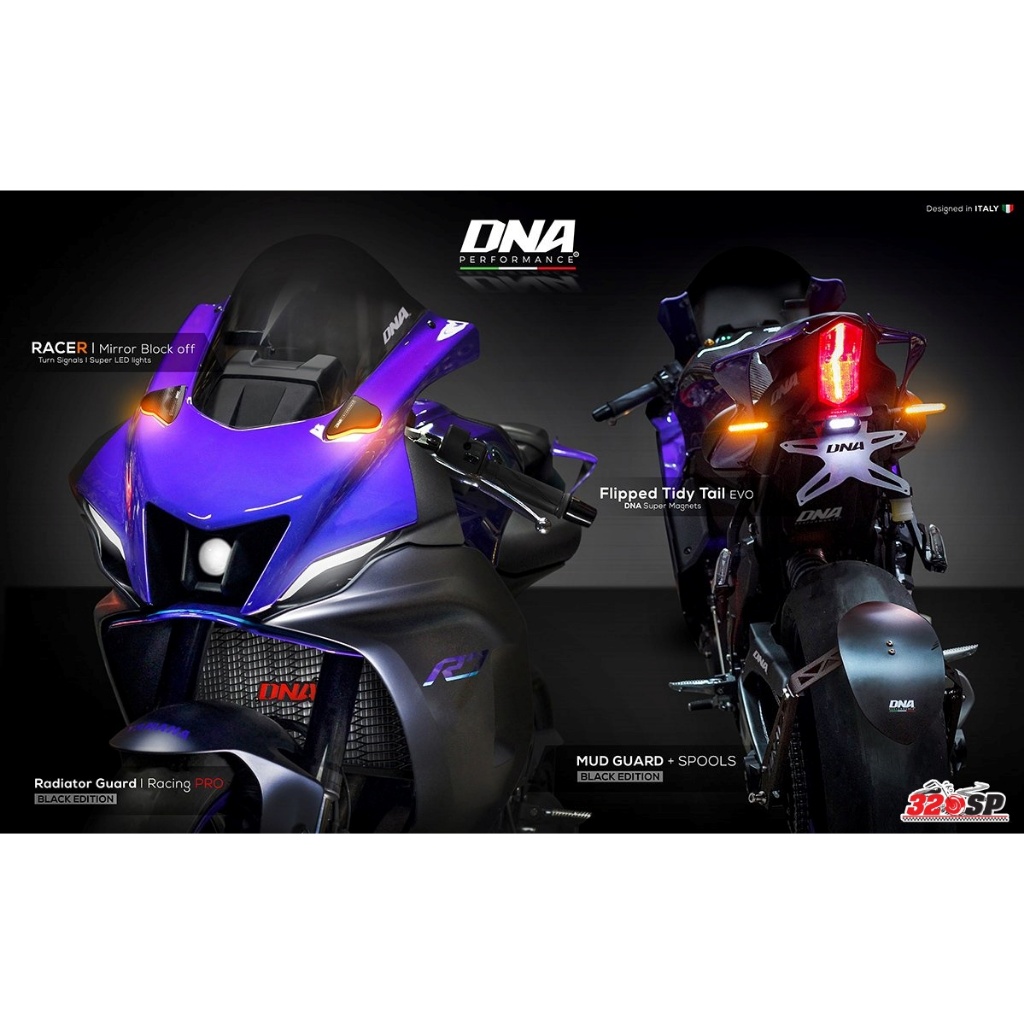 ท้ายสั้น DNA YAMAHA R7 ปี22-24 (พับได้) ของแท้จากอิตาลี ส่งไว!! 320sp ...