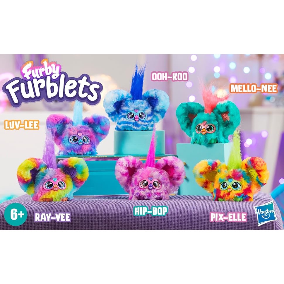 Furby Furblet s Ray-Vee Mini Friend, Más De 45 Sonidos, Música Furby 2023
