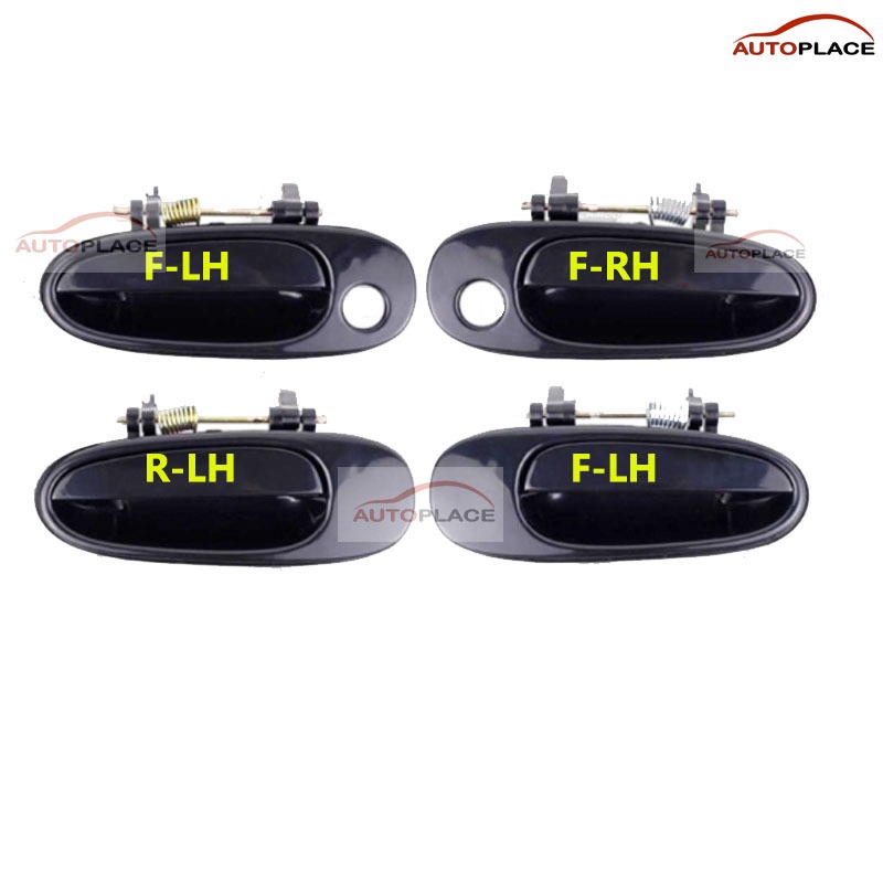 (กดเลือกข้าง) มือเปิดประตู นอก (หน้า-หลัง) Toyota Corolla AE100-EE101 ...
