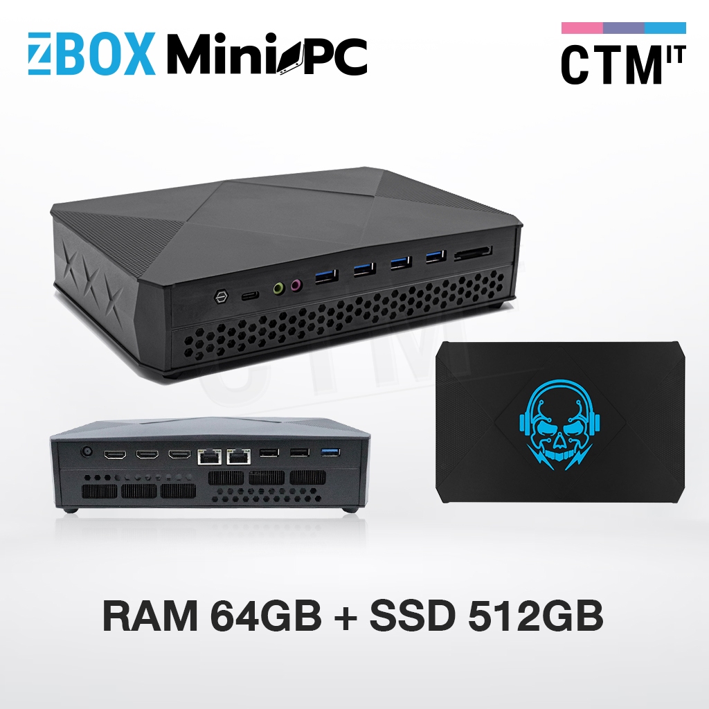 คอมพิวเตอร์เกมมิ่ง มินิพีซี Computer Gaming ZBOX Mini PC Gaming G10T-1 ...