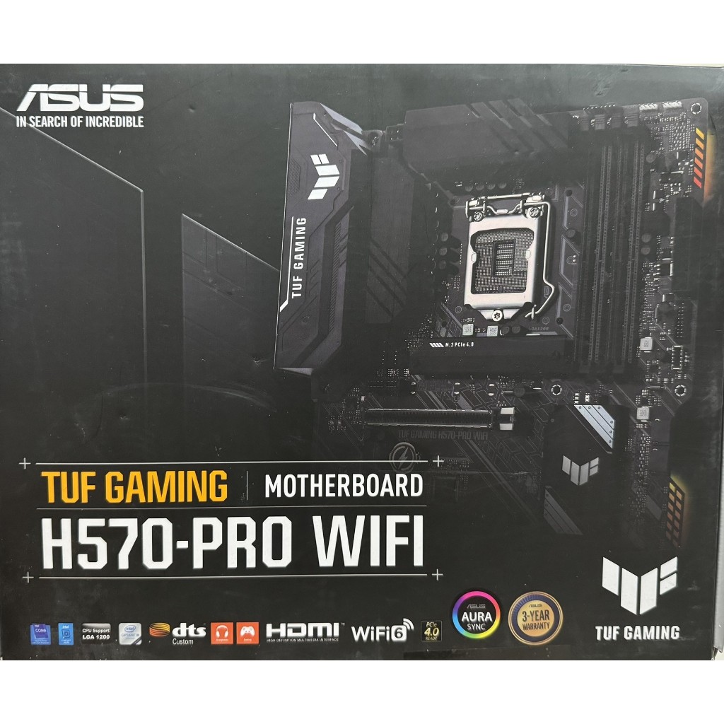 MAINBOARD (เมนบอร์ด) 1200 ASUS TUF GAMING H570-PRO WIFI มือสอง | Shopee ...