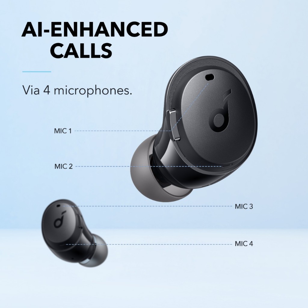 Soundcore Life Dot 3i หูฟังบลูทูธไร้สาย ลดเสียงรบกวน headphone Bluetooth 5.2 หูฟังบลูทูธไร้สาย หูฟังตัดเสียงรบกวน