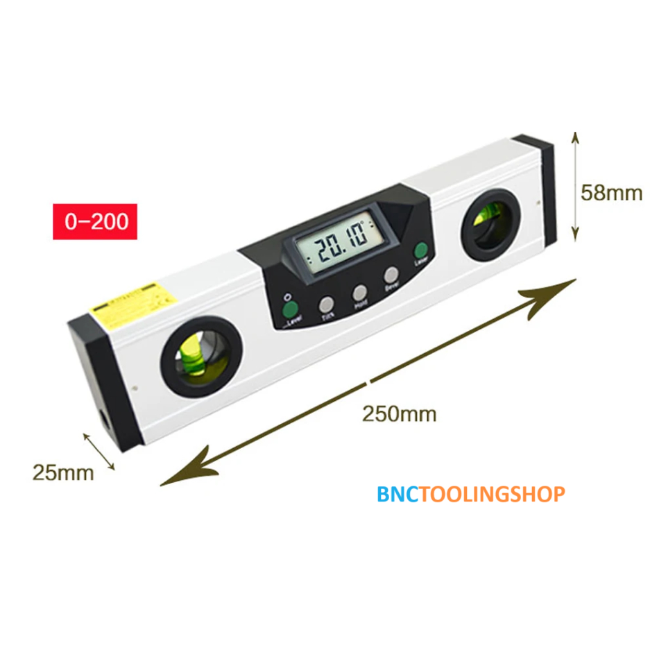 ระดับน้ำดิจิตอล, Digital Level WEN200 with magnetig and leser, Digital ...
