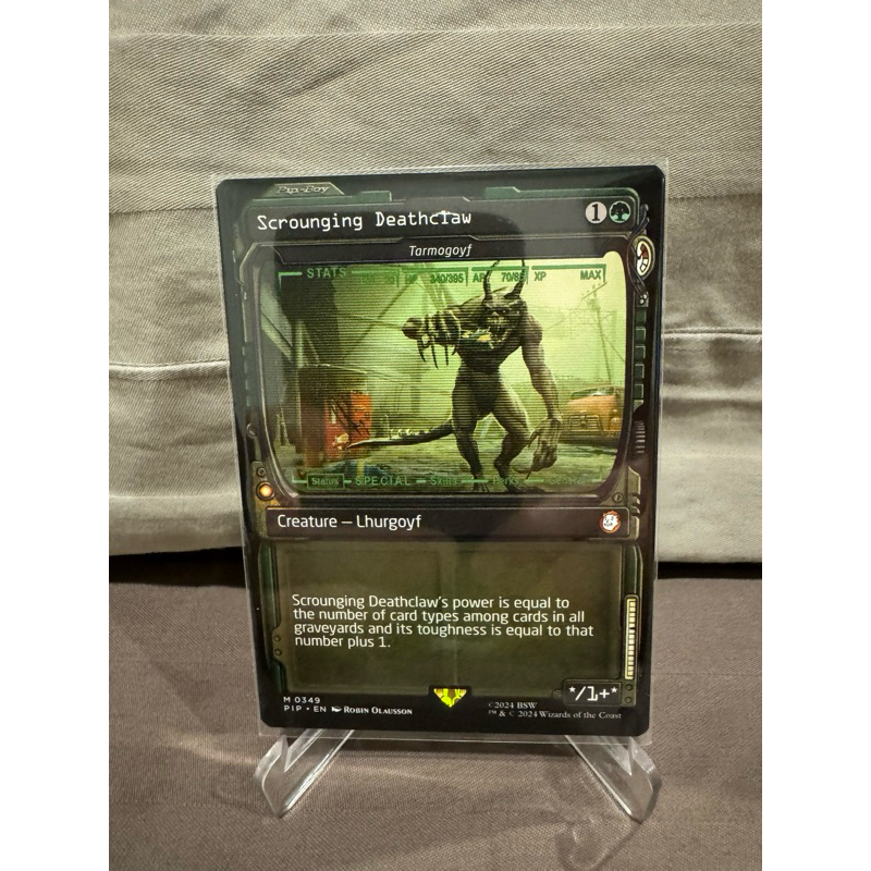 MTG Universes Beyond Fallout Variants Tarmogoyf (0349 Scrounging